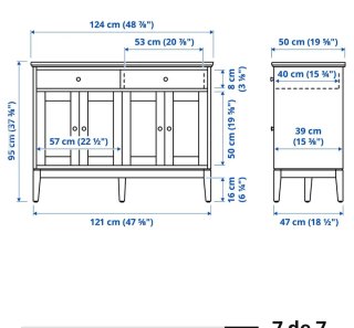 Aparador Ikea Blanco Madera