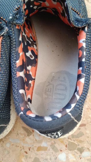 Zapatillas Hey Dude Talla 40 Azul Multicolor