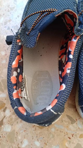 Zapatillas Hey Dude Talla 40 Azul Multicolor