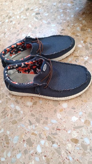 Zapatillas Hey Dude Talla 40 Azul Multicolor