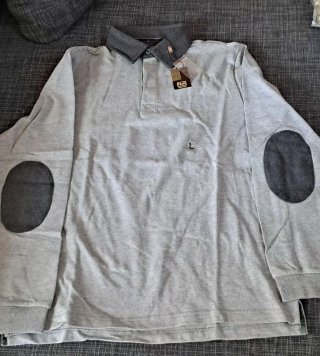 Polo Núñez de Arenas Talla L Gris