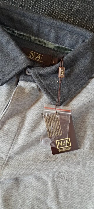 Polo Núñez de Arenas Talla L Gris