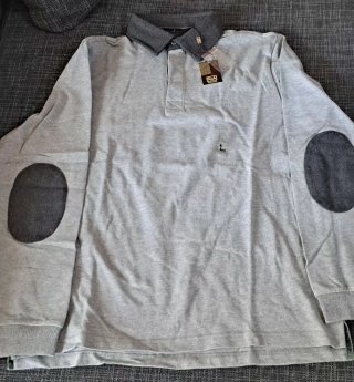 Polo Núñez de Arenas Talla L Gris