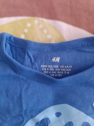 Camiseta azul pulpo T-7