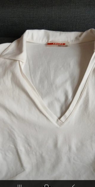 Maglia Prada bianca manica lunga vintage anni 90