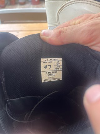 Botas de Moto Alpinestars Blancas Talla 47