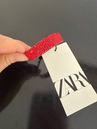 Bracciale Zara con strass rossi