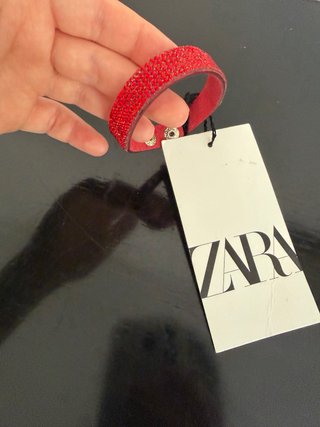 Bracciale Zara con strass rossi