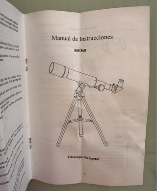 Kit Telescopio Refractor 50F360 + Microscopio