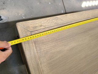 Consola de madera maciza nueva
