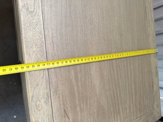 Consola de madera maciza nueva
