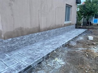 Hormigon impreso, fratasado y mantenimiento