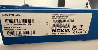 Nokia 6700 slide  Plata