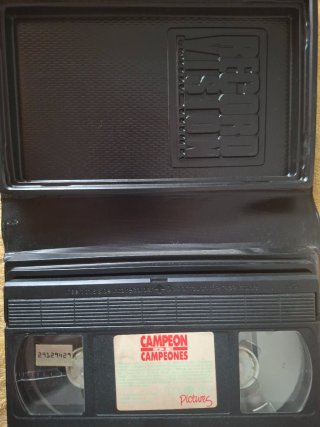 VHS Campeón de Campeones 1 y 2. 1edicion videoclub