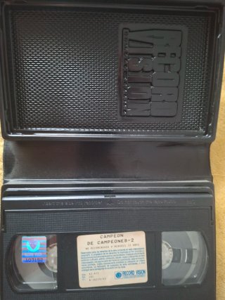 VHS Campeón de Campeones 1 y 2. 1edicion videoclub