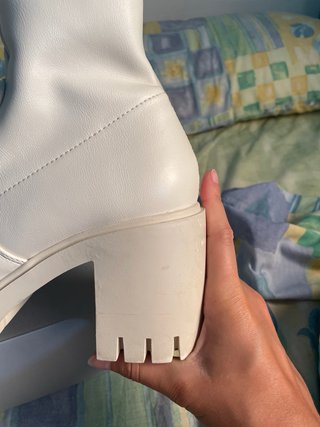 Botas blancas plataforma