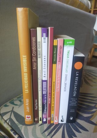 Lote 9 libros espiritualidad, autoayuda, naturismo