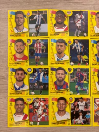 Lote cromos Liga Este 21-22 Últimos Fichajes