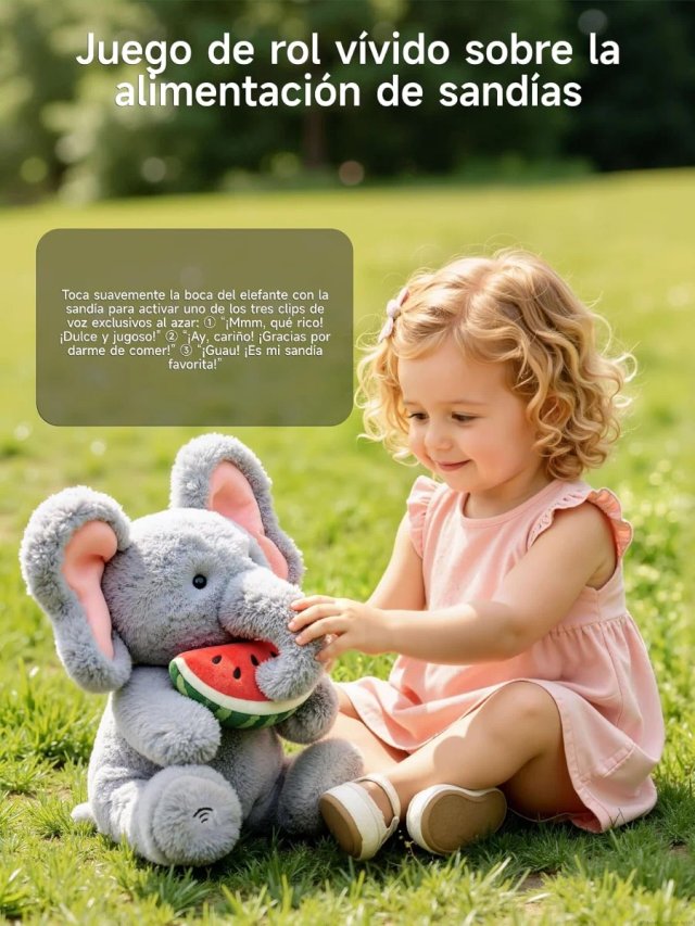 Elefante Peluche Interactivo Baila