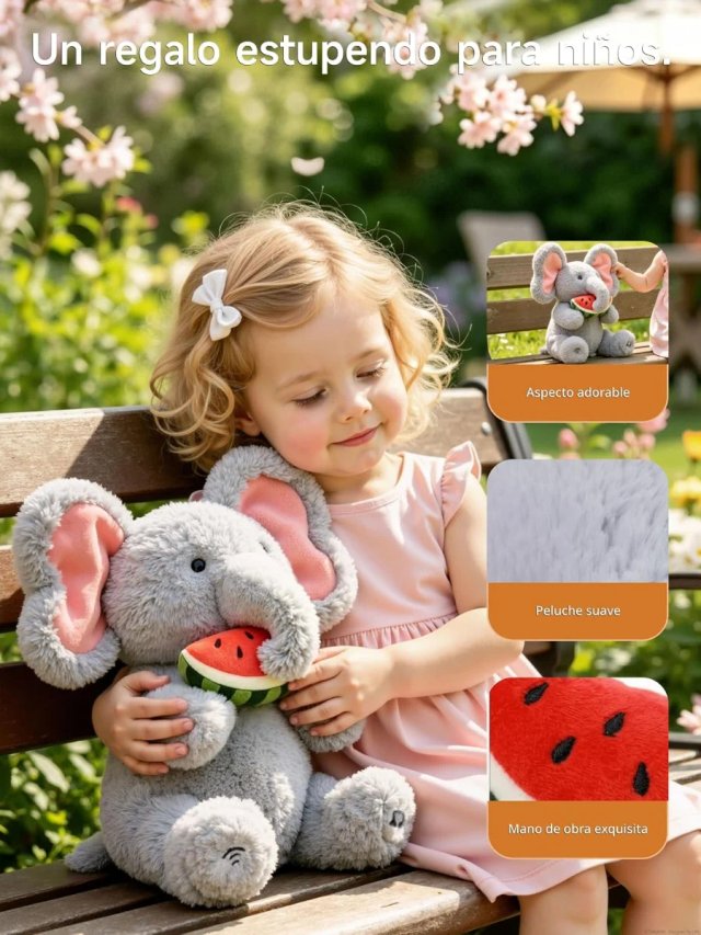 Elefante Peluche Interactivo Baila