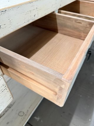 Consola madera maciza envejecida