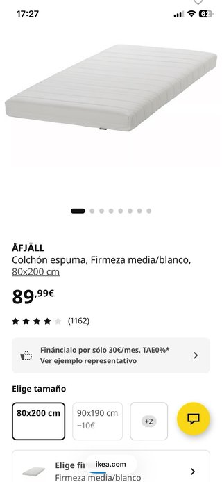 Cama Diván Ikea Brimnes Blanca