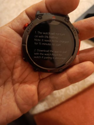 Reloj Smartwatch Inteligente Negro y Rojo
