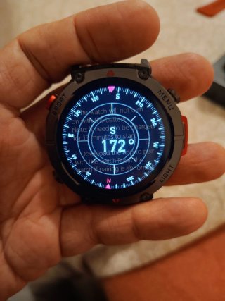Reloj Smartwatch Inteligente Negro y Rojo