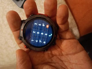 Reloj Smartwatch Inteligente Negro y Rojo