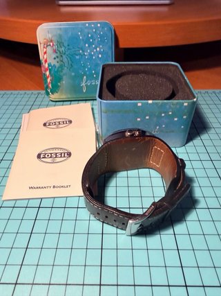 Reloj Fossil Negro y Plateado