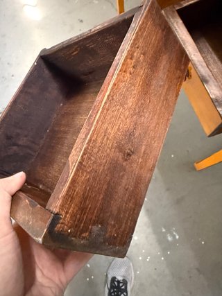 Consola de madera maciza lacada NUEVA