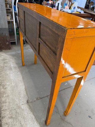 Consola de madera maciza lacada NUEVA