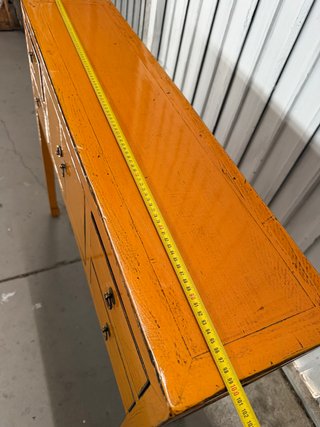 Consola de madera maciza lacada NUEVA