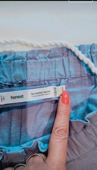 Pantalón corto azul