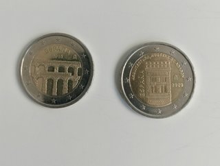 Lote 4 monedas 2€ España