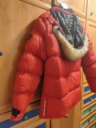 Anorak rojo acolchado