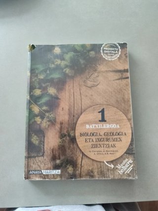 Biologia, Geologia eta Ingurumen Zientziak 1.