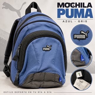 Mochila Pequeña Puma Azul y Gris