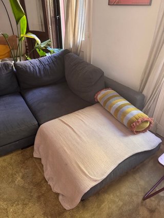 Sofá chaise longue Nordic Grand Class gris