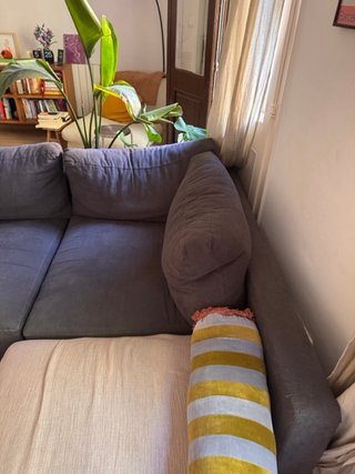 Sofá chaise longue Nordic Grand Class gris