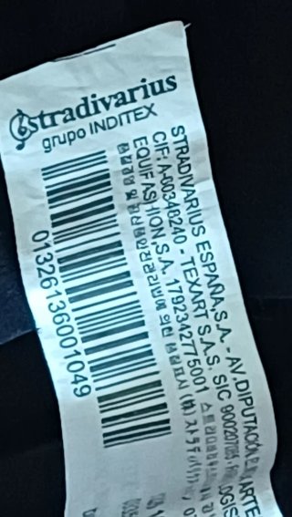 Falda plisada Stradivarius Negra Talla L