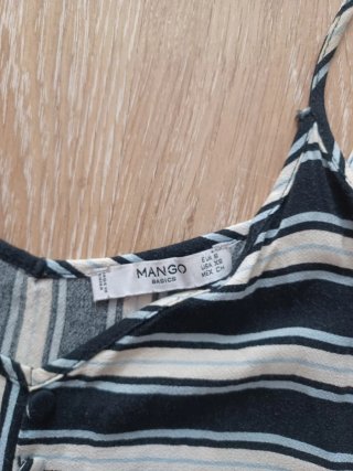 Top de tirantes Mango a rayas