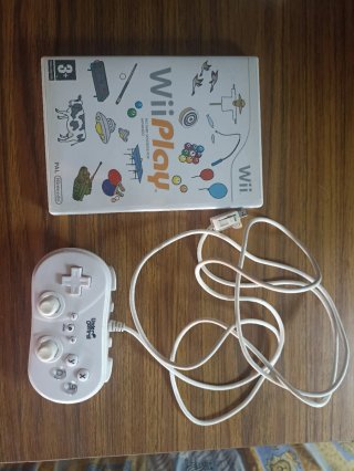 Mando Pro Wii + Juego Wii Play