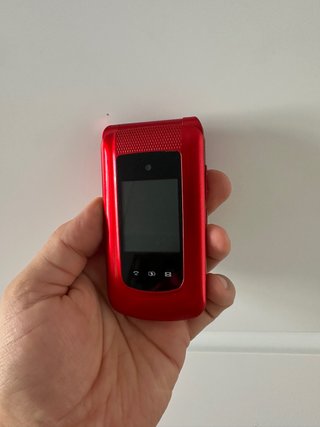 Teléfono Móvil para Mayores Rojo