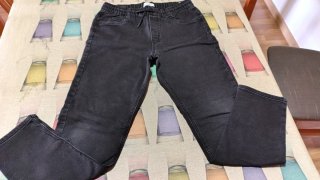 Pantalones vaqueros niño negros