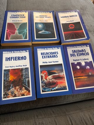 Libros antiguos ciencia ficción