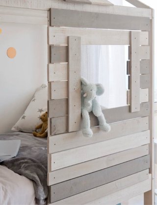 Cama infantil casa cabaña Conforama