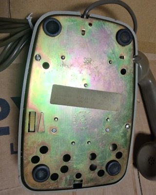 Telefono Sip a disco grigio