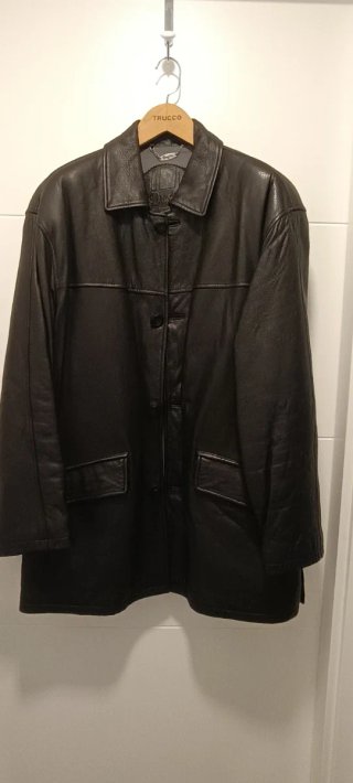 Chaquetón Piel 3/4 Dustin Negro