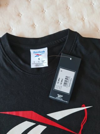 Camiseta Reebok Negra Talla S